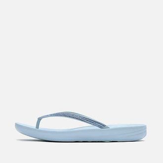 FitFlop Iqushion Sparkle Dames Flip Flops in Bewolkt Blauw