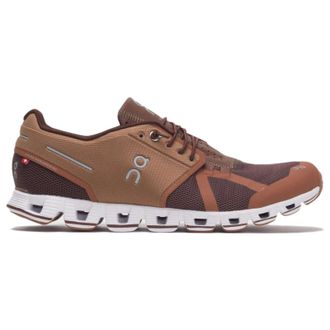 On Cloud Textile Synthetic Mens Low Top Trainers - Russet Cocoa - Size:UK 10.5