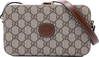 Gucci Pre-owned Gucci GG Supreme Interlocking G Crossbody Ladies BDLCV1BIH3GKU9BG
