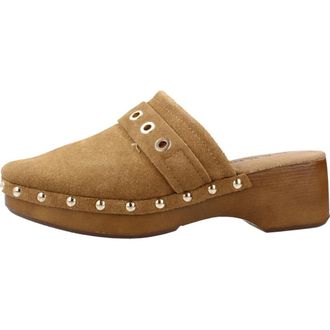 Carmela Zuecos - Dames - Klompen - Bruin - 38 EU - Schoenen
