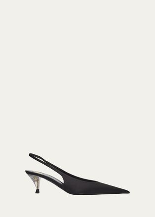 Saint Laurent 55mm Fanny Slingback Pumps