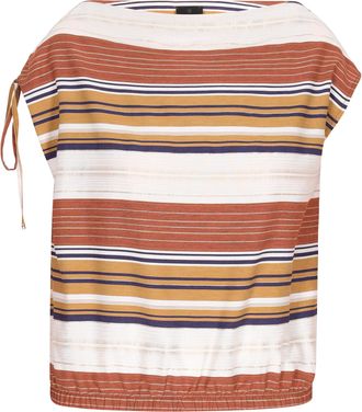 Dreimaster Dreimaster Blouse Dames Bruin Veelkleurig