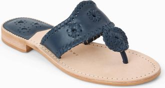 Jack Rogers Womens Jacks Flat Sandal In Midnight/navy