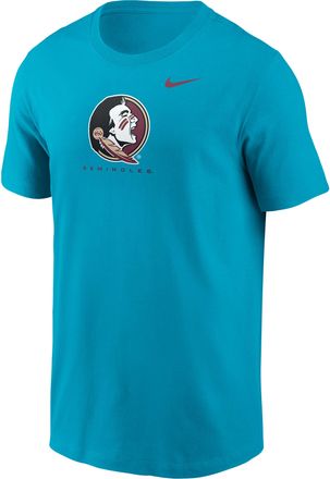 Nike Florida State Courtside Nike Mens Dri-FIT College T-Shirt in Blue | 02ET4KBFTN-L7G