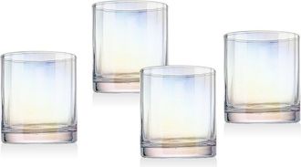 Godinger Set Of 4 Monterey Optic Double Old Fashioned Glasses