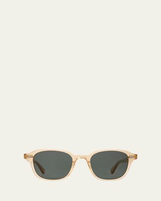 Garrett Leight Lachman Acetate Square Sunglasses