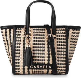 Carvela Womens Minori Mini Tote Bag - Black Fabric - One Size
