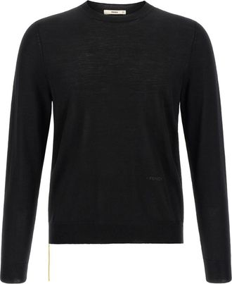 Fendi Black Crew Neck Sweater