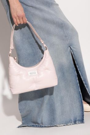 Maison Margiela Shoulder Bag Glam Slam Hobo Small, Womens, Pink