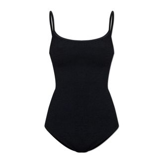 Hunza G Dames, Badkleding, Zwart, Maat: ONE Size