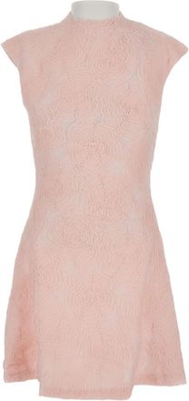 Rotate A-Line Mini Dress With High Neck