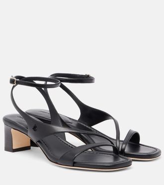 Jimmy Choo London Faye leather slingback sandals