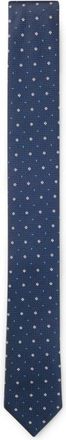 BOSS Silk-blend tie with jacquard-woven pattern