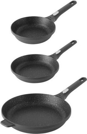 Berghoff INTERNATIONAL Gem 3-Piece Fry Pan Set in Black at Nordstrom Rack