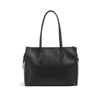 Coccinelle Myrtha26 Tote Bag - female - Coccinelle - Shopping Bags - Black - ONE SIZE - Bags