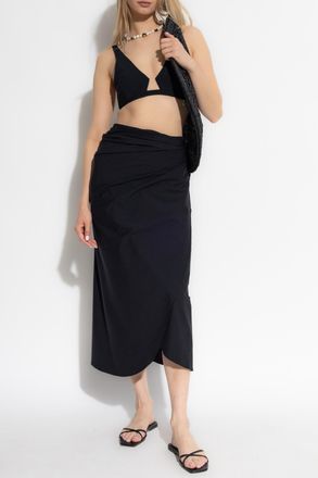 Hunza G Pareo Long Sarong, Womens, Black