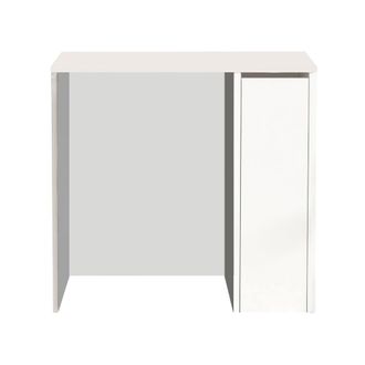 Dmora Mueble Bajo Fregadero Emile, Apertura Y Cierre Deslizantes, Una Puerta, 94x60x88h Cm Blanco