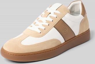 Carl Gross Carl Gross Sneaker aus echtem Leder mit Logo-Detail Modell Urs in Beige, Gr&ouml;&szlig;e 41