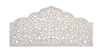 Giner&Colomer Cabecero de mdf 165 cm estilo &eacute;tnico tallado
