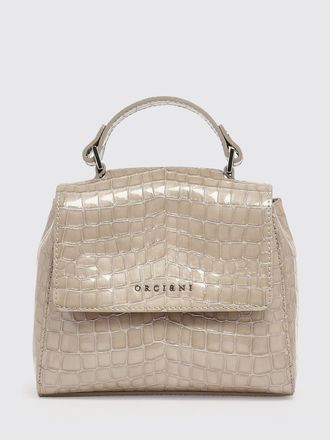 Orciani Crocodile Print Leather Sveva Bag