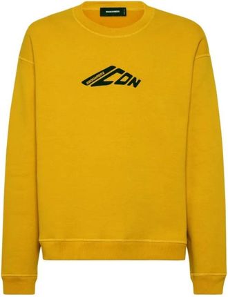 Dsquared2 DSquared2 Unisex Adult New Generation Icon Relaxed Fit Sweatshirt (Zonnebloem)