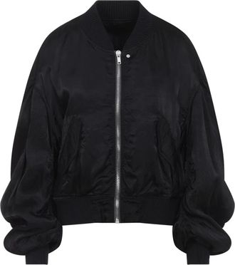 Rick Owens Secchia Flight Jacket - Dames - Bomber jackets - Zwart - M - Wol - Jassen