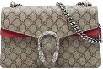 Gucci Pre-owned Dionysus Shoulder Bag - Dames - Vintage Schoudertas - Beige - ONE Size - Leer - Vintage