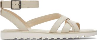 Toms Rory Cream Leather Sandal