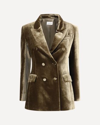 P.A.R.O.S.H. P. A.R. O.S. H. Velvet double breasted Blazer Female M