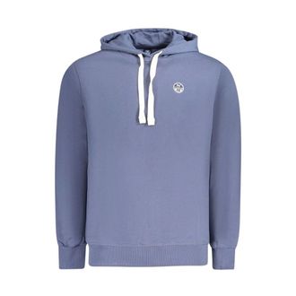 North Sails Heren, Sweatshirts & Hoodies, Blauw, Maat: L Katoen