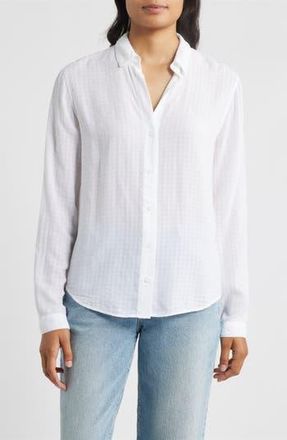 Cloth & Stone Classic Button-Up Shirt in White at Nordstrom Rack, Size X-Small