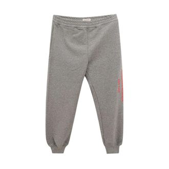 Alexander McQueen Pantalones de ch&aacute;ndal - Trousers - Mujer - Gris - M