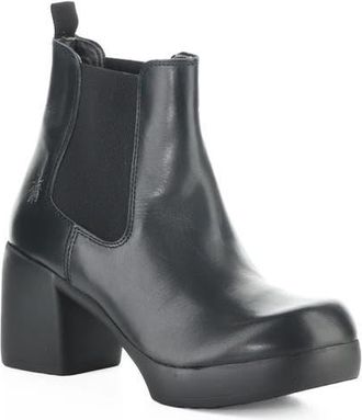 FLY London Famy Platform Chelsea Boot in 000 Black at Nordstrom, Size 38