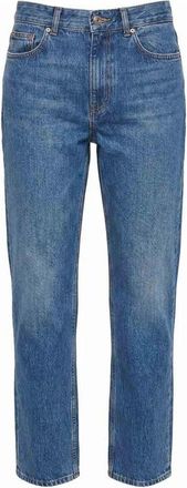 Givenchy High-Waisted Straight Leg Jeans - Dames - Regular Fit Jeans - Blauw - W27 - Katoen - Jeans