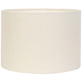 Light & Living Pantalla de lámpara - Livigno - blanco - textil - Light&living