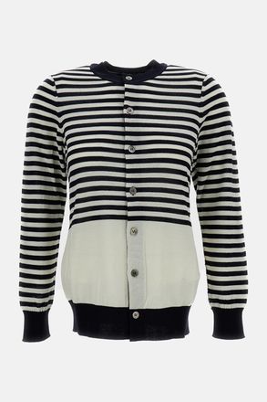 Junya Watanabe Cardigan Girocollo A Righe
