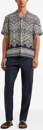 Orlebar Brown Mens Maitan Paisley Shirt Ss26 M