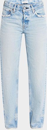 Moussy Vintage Wildwood Straight Low-Rise Jeans