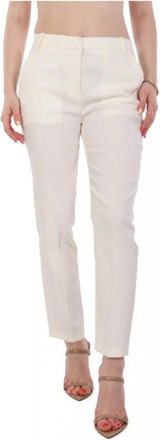 Pinko Pinko, Dames, Broeken, Wit, Maat: L