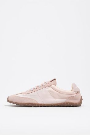 Bimba & Lola Suede Nylon 13 29 Sneaker in Light Pink at Nordstrom, Size 41