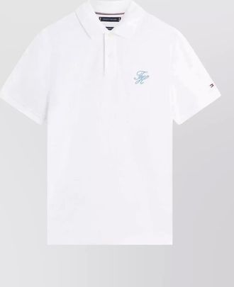 Tommy Hilfiger script logo polo shirt short sleeves