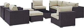 ModWay Convene 10-Piece Outdoor Patio Sectional Set