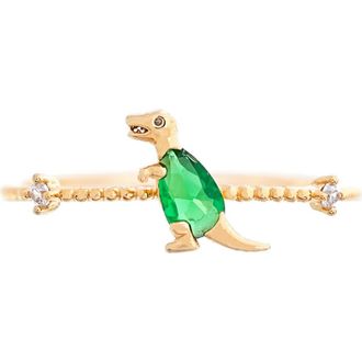 Girls Crew Terrific T-Rex Ring in Gold at Nordstrom, Size 8