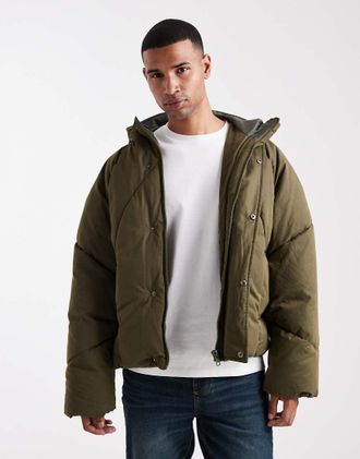 Asos Piumino oversize verde