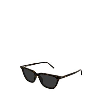 Saint Laurent Sulpice Thin Sunglasses - female - Saint Laurent - Sunglasses - Brown - 53 MM - Accessories