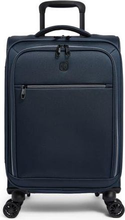 SwissGear Travel Gear 19-Inch Softside Spinner Carry-On Luggage in Navy at Nordstrom Rack