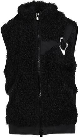 Heliot Emil Gilet Chiaroscuro in pile - Nero