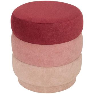 Atmosphera Atmosphera - Puff Rosa Sinan Cr&eacute;ateur DInt&eacute;rieur
