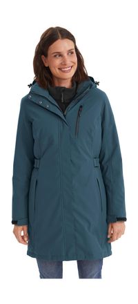 Killtec Parka KILLTEC KOW 165 WMN PRK, Damen, Gr. 44, blau (petrol), Obermaterial: 100% Polyester;Futter: 100% Polyester;F&uuml;llung: 100% Polyester, Jacken Parka