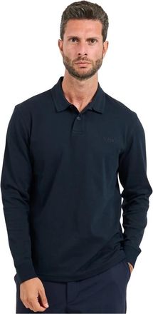 HUGO BOSS Tops, Heren, Blauw, 2Xl, Katoen, Blauwe Polo T-shirts en Polos